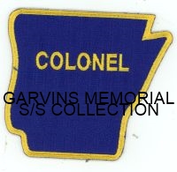 ARKANSAS,ARKANSAS STATE POLICE COLONEL 1